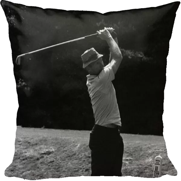 Bobby Charlton playing golf July 1968