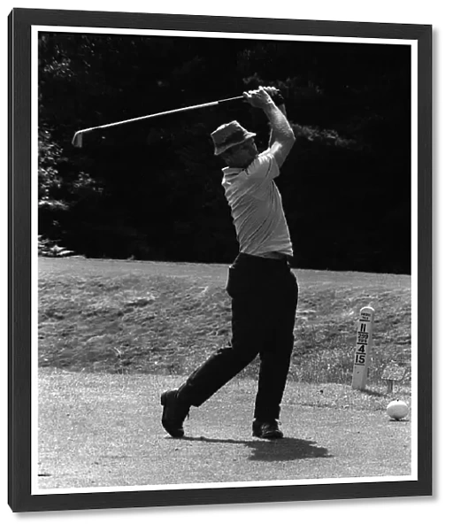 Bobby Charlton playing golf July 1968