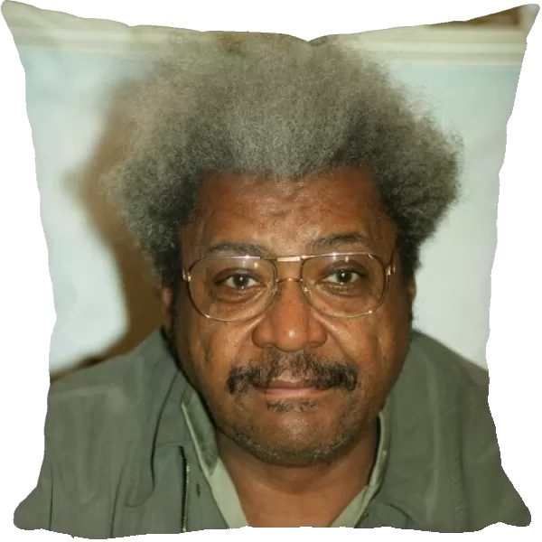 Don King Boxing promoter at press conference Oct 1998 to announce the deal had been