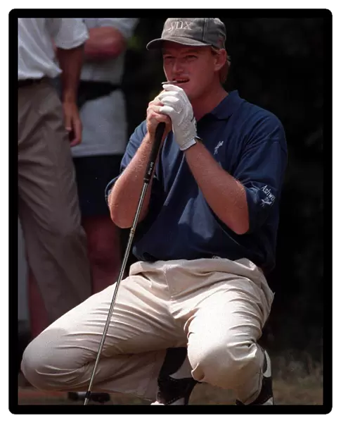 Ernie Els at the British Open Royal Lytham St Annes July 1996