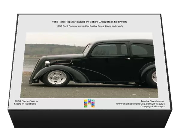 1955 Ford Popular owned by Bobby Greig black bodywork