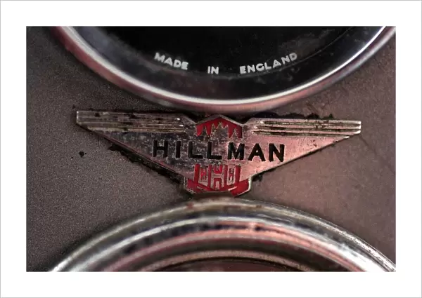 Hillman badge logo dashboard October 1997