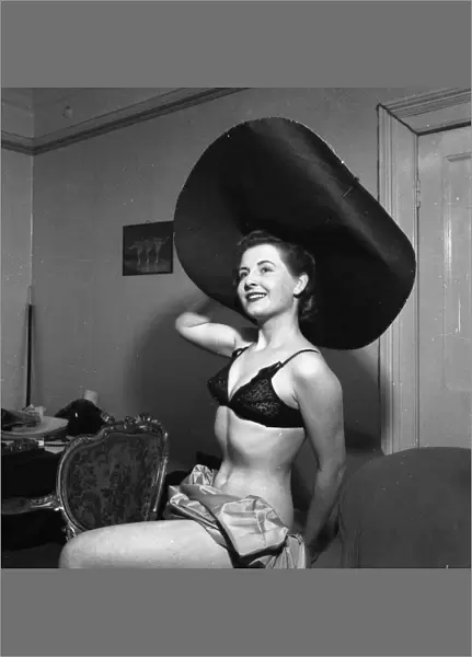 Actress Ann West February 1952