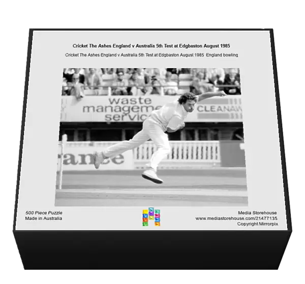 Cricket The Ashes England v Australia 5th Test at Edgbaston August 1985