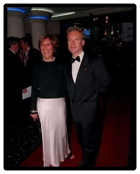 Lynda Bellingham Actress August 98 With unidentified man at the premiere of
