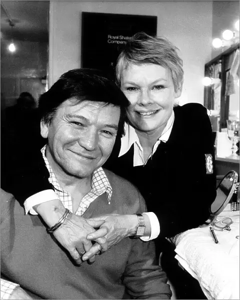 Judi Dench actress with husband and fellow actor Michael Williams 2nd January 1987