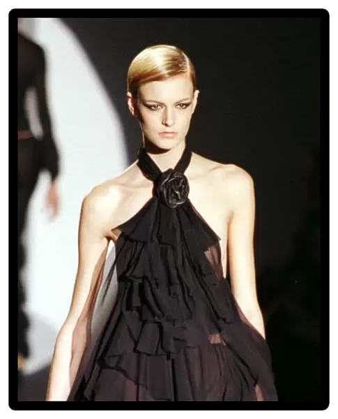 Jacquetta Wheeler 17 year old British Model February 1999 is pictured in the New