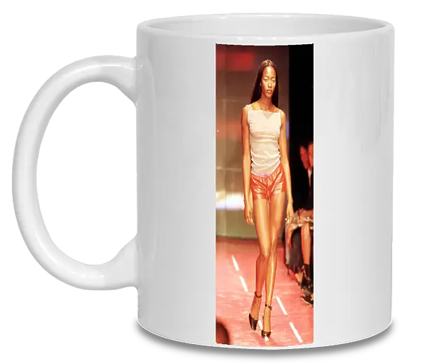 Naomi Campbell Milan Fashion Week 6 October 1997 Naomi Campbell British supermodel