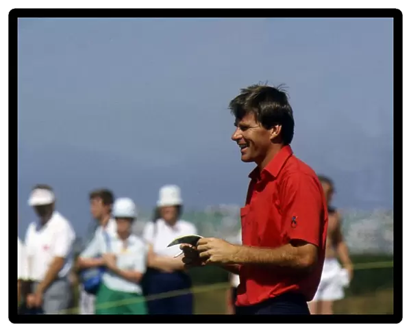 Nick Faldo golfer at Open Golf Championship July 1989