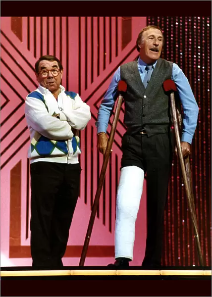 Bruce Forsyth Comedian Game Show Host with Ronnie Corbett A©mirrorpix