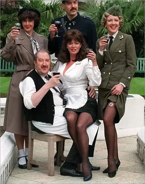 Gordan Kaye Actor and Vicki Michelleback and cast together again to help promote