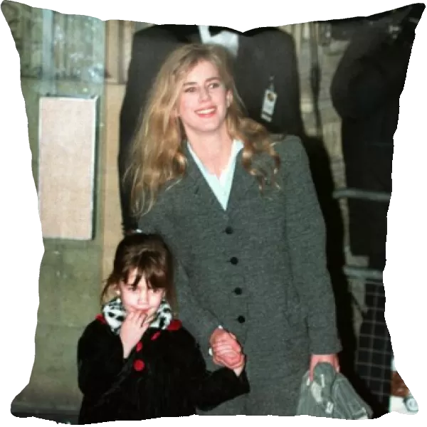 Imogen Stubbs Actress and Daughter Ellie at the Film Premiere of 101 Dalmations