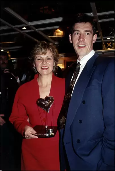 Julie Walters Actress Comedienne with Grant Roffey at the Variety Club Award