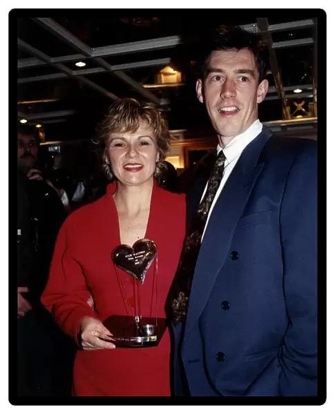Julie Walters Actress Comedienne with Grant Roffey at the Variety Club Award