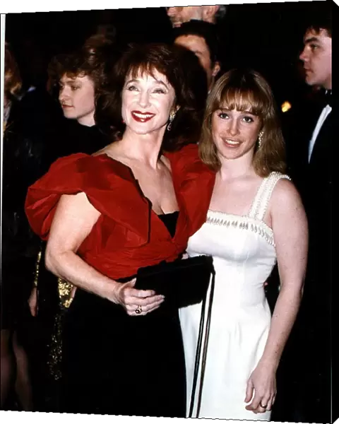 Shirley Anne Field actress with her daughter