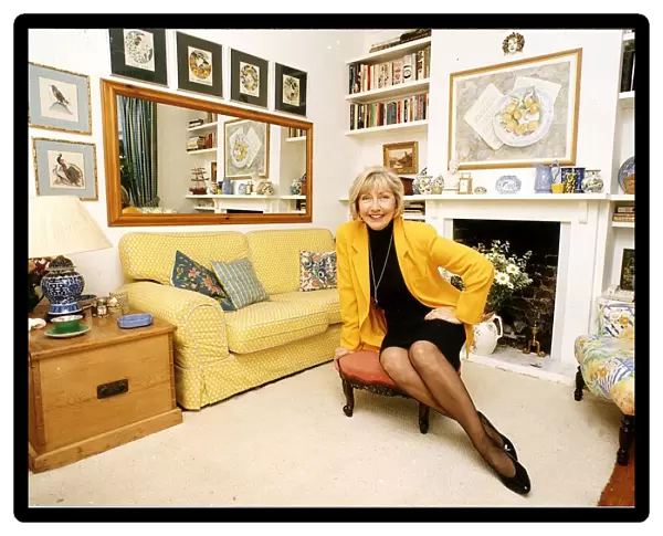 Anne Gregg TV Presenter at home in Twickenham