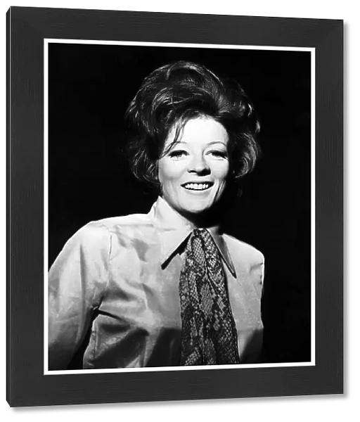 Maggie Smith Actress - April 1970 Dbase MSI Portrait Smiling