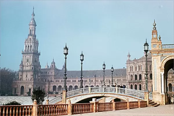 Exhibition Palace Plaza de Espana Seville Spain