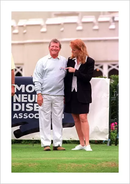 Duchess of York Celebrity Pro-Am Golf Tournament Aug August 1997 Actor Johnny Briggs