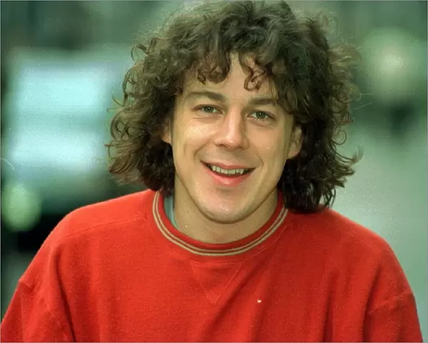 Alan Davies actor January 1998 At a photocall in London to announce the second