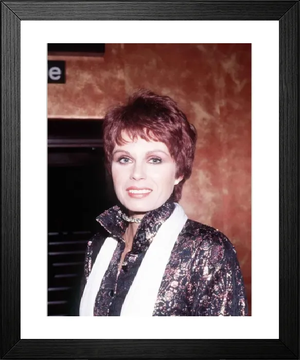 Framed Print : Joanna Lumley at Yanks Film Premiere Print - November 1979 Framed Print : Joanna Lumley at Yanks Film Premiere Print - November 1979