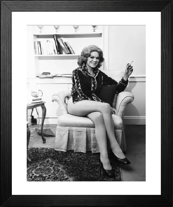 Framed Print : Rachel Roberts January 1970 Print Framed Print : Rachel Roberts January 1970 Print