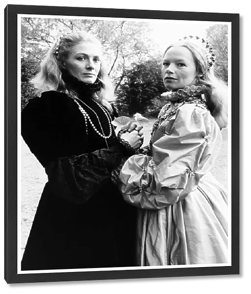 Vanessa Redgrave as Mary Queen of Scots and Glenda Jackson as Queen Elizabeth I - May