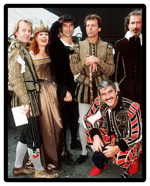 Timothy Dalton actor Performance of 'Hamlet'at the site of the Rose Theatre
