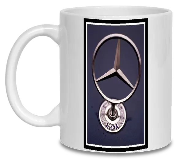 Mercedes Benz April 1999 Dark blue car L694 MFS Badge on car Logo