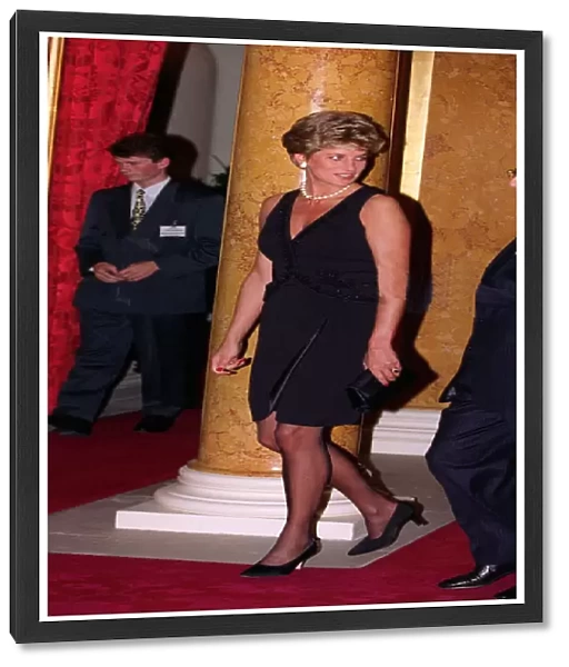 Princess Diana attending a reception at Lancaster House to mark the start of London