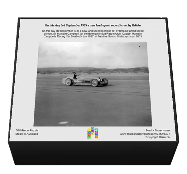 On this day 3rd September 1935 a new land speed record is set by Britain