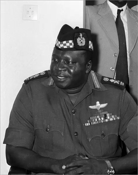 General Idi Amin with Foreign Secetary James Callaghan