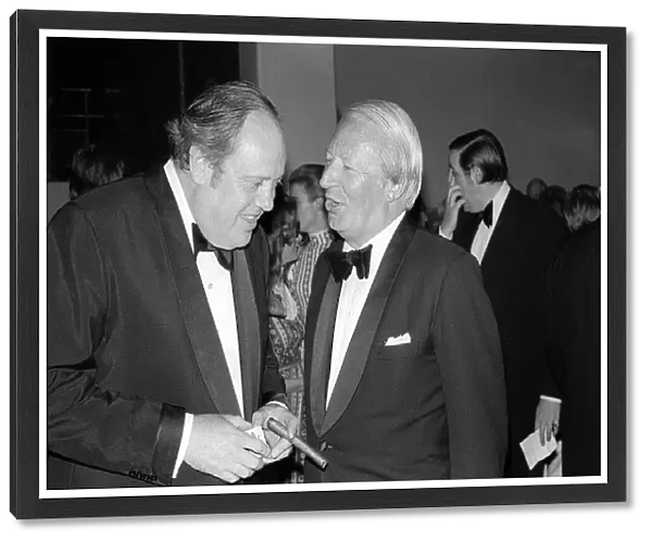 Edward Ted Heath & Christopher Soames at the Young Winston Film Premiere July 1972