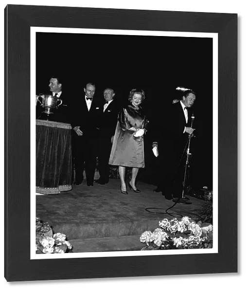 Bette Davis May 1963 Actress Special Celebrity Guest at Greyhound Racing All Star