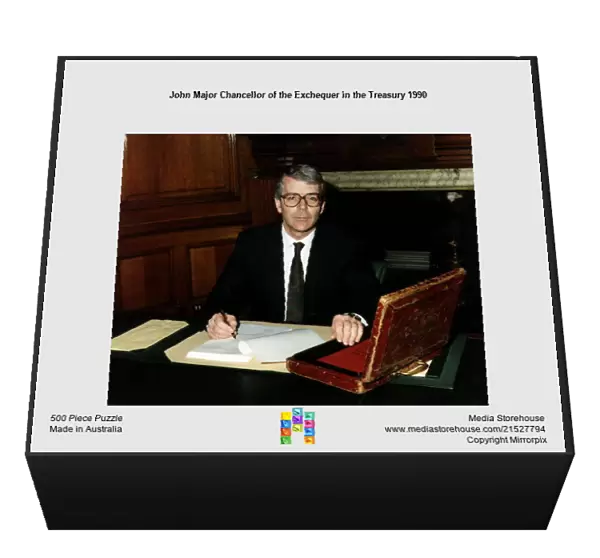 John Major Chancellor of the Exchequer in the Treasury 1990
