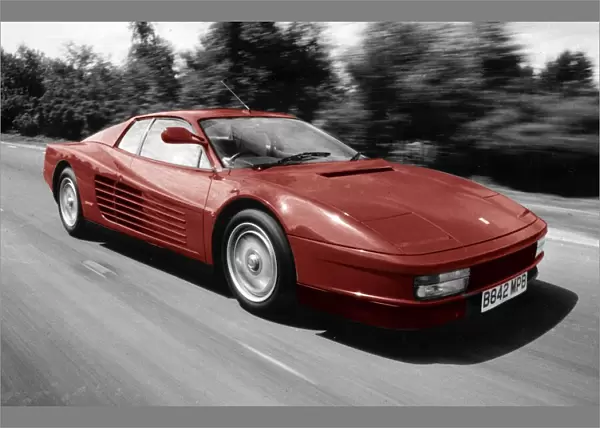 Ferrari Testarossa Motor Car - January 1991 Sports Car
