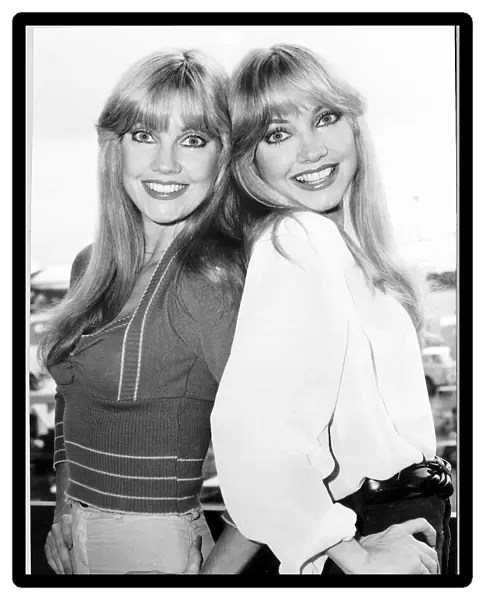 Candi & Randi Brough USA actress twins - July 1980
