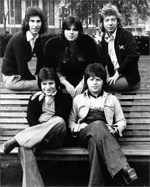 The Glitter Band pop group 1976 Gerry Shepherd
