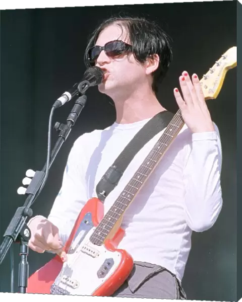 Placebo at T in the Park concert 1July 1999 open air concert Balado Airfield