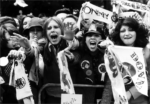 Fans of the Pop Group at The Osmonds Pop Concert May 1975