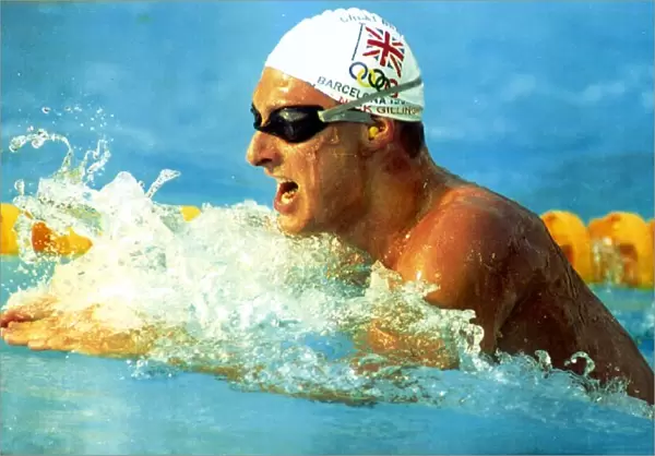 Nick Gillingham 200m Breaststroke Swimmer who received the Bronze Medal at The Olympic