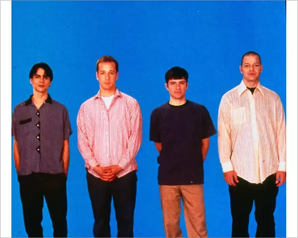 Pop group Wheezer circa 1998