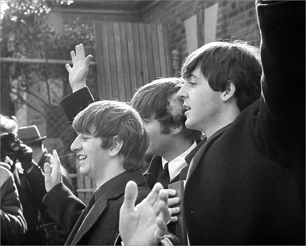 John Lennon, Paul McCartney and Ringo Starr, in New Yorks Central Park