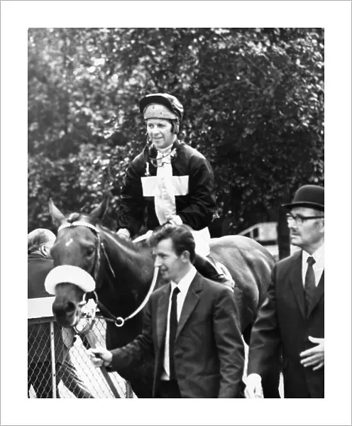 King George VI and Queen Elizabeth Stakes July 1971 Geoff Lewis riding the winner