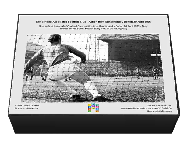 Sunderland Associated Football Club - Action from Sunderland v Bolton 20 April 1976
