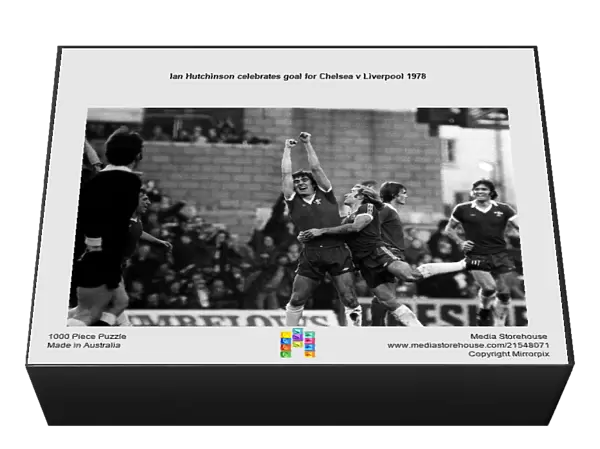 Ian Hutchinson celebrates goal for Chelsea v Liverpool 1978