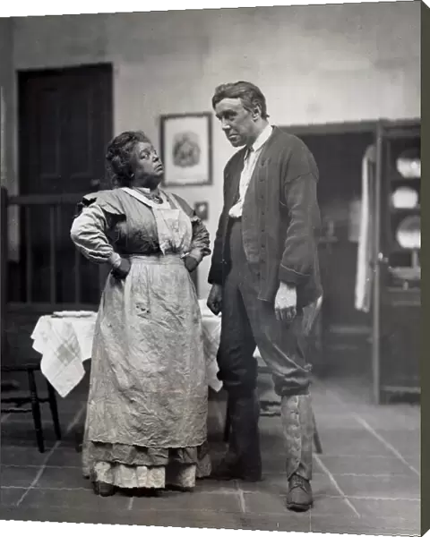 Scene from the play 'Mary-girl'starring Norman McKinnel as Ezna