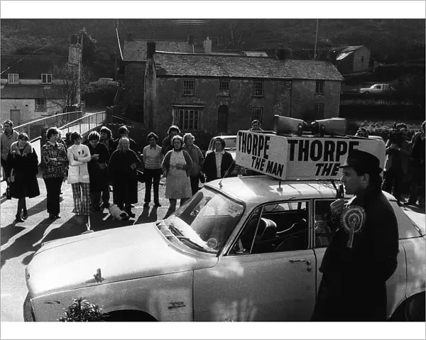 General Election February 1974 Jeremy Thorpe in Barbrook