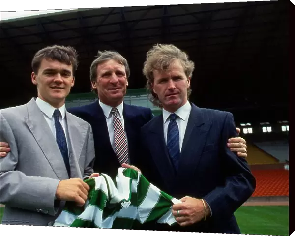 Andy Walker after signing for Celtic July 1987