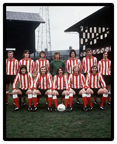 Sunderland Football Team 1973 Back Row Ron